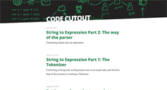 Desktop Screenshot of codecutout.com